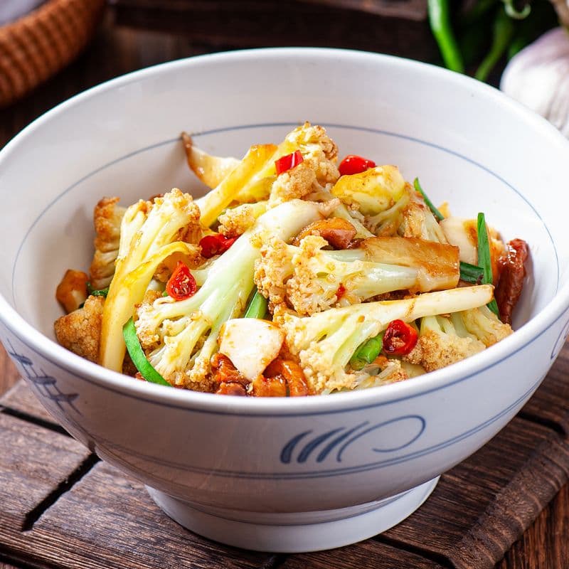 Wednesday SP: Organic Stir-Fried Cauliflower
