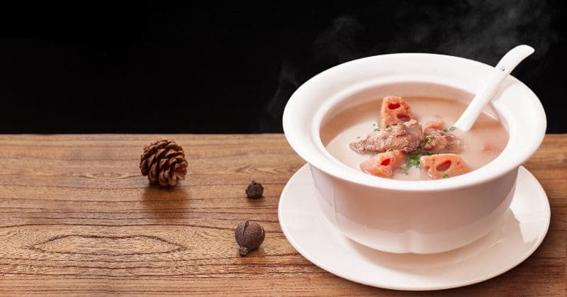 Lotus Roots with Pork Ribs Soup