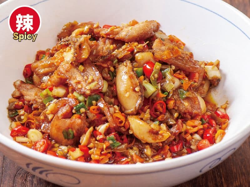 Stir Fried Sour and Spicy Chilies Abalone