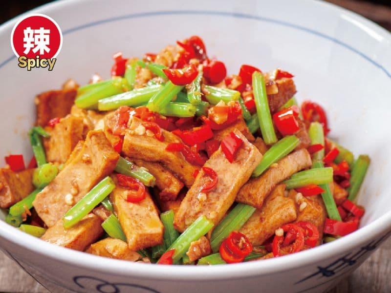Stir-Fried Pork with Celery and Dried Tofu